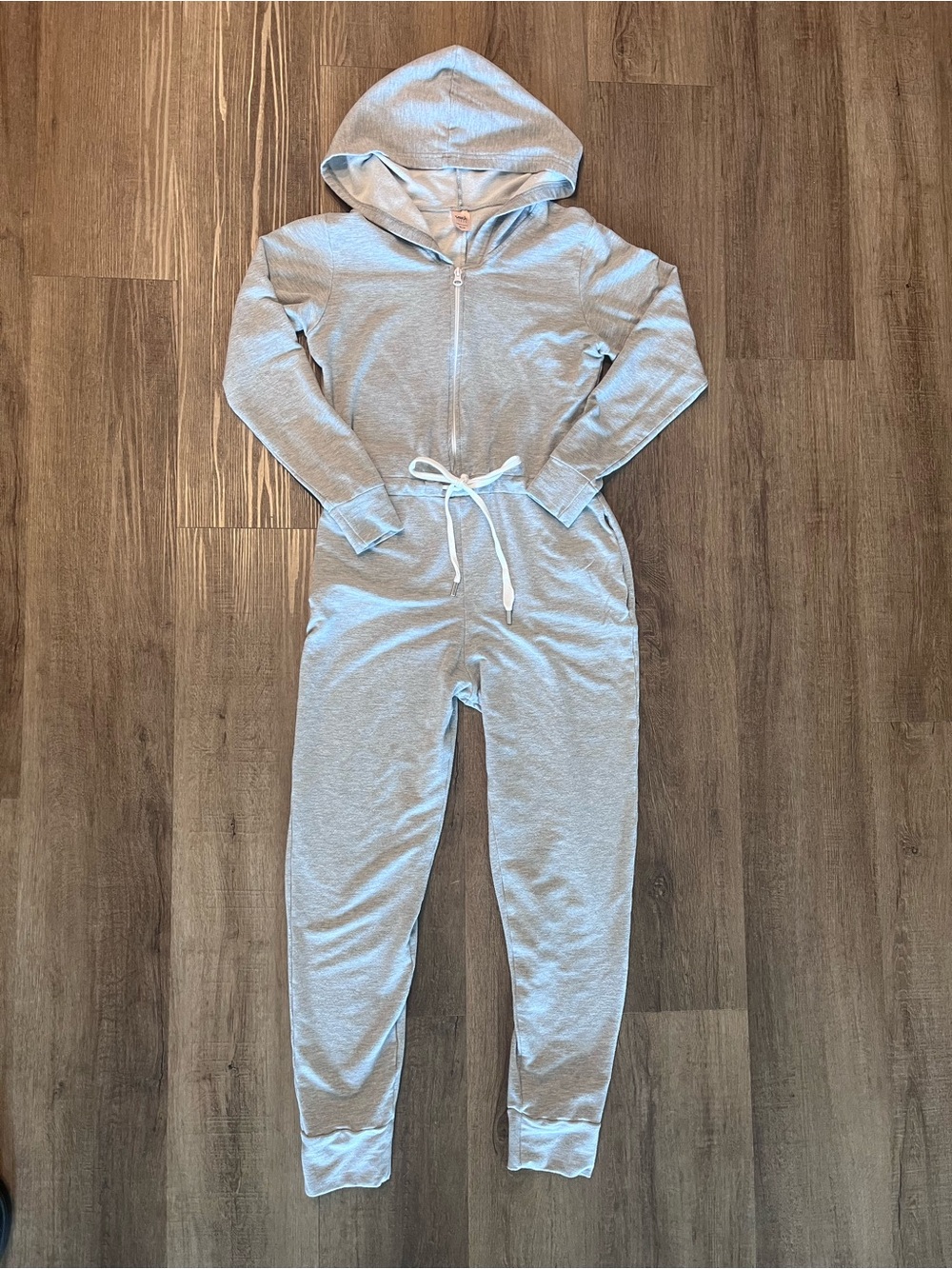 Smash + Tess Romper Jillian Harris Hoodie Gray Sz XS Long Sleeve Zip Cozy - Picture 3 of 11